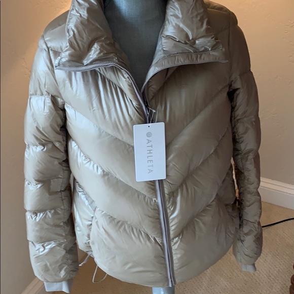 Athleta Jackets \u0026 Coats | Nwt Athleta Lofty Down Jacket | Color: Cream | Size: Xs | Aambroso's Closet